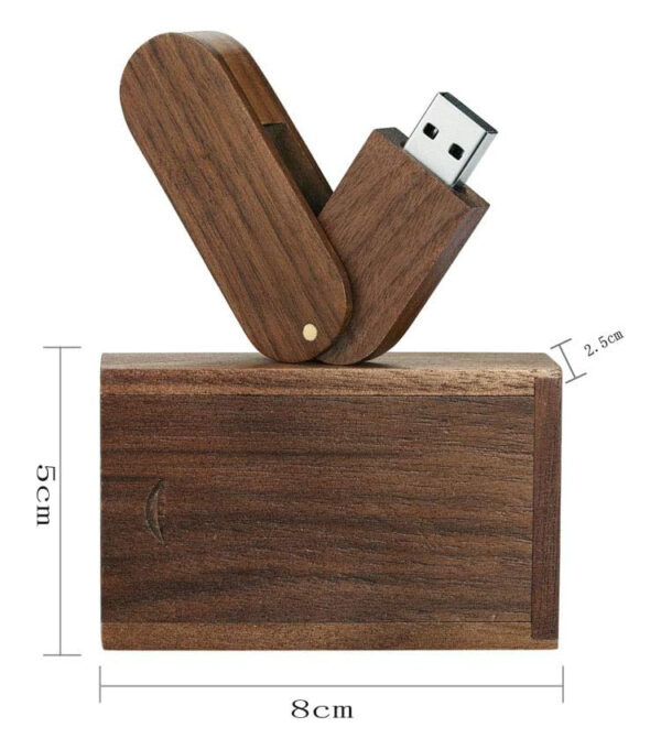 10 pack wooden usb sticks with box